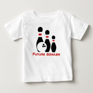 Framtida bowlareare, bowlingboll och stift t-shirt
