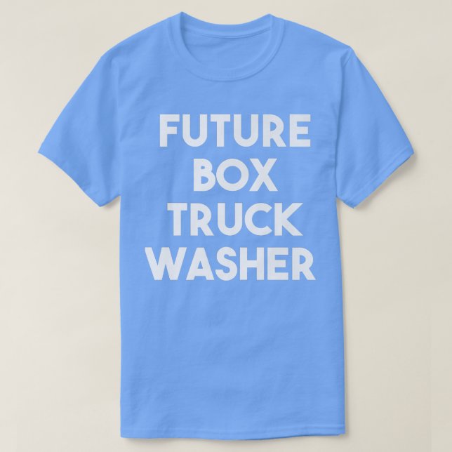 Framtida box Lastbil Washer T Shirt (Design framsida)