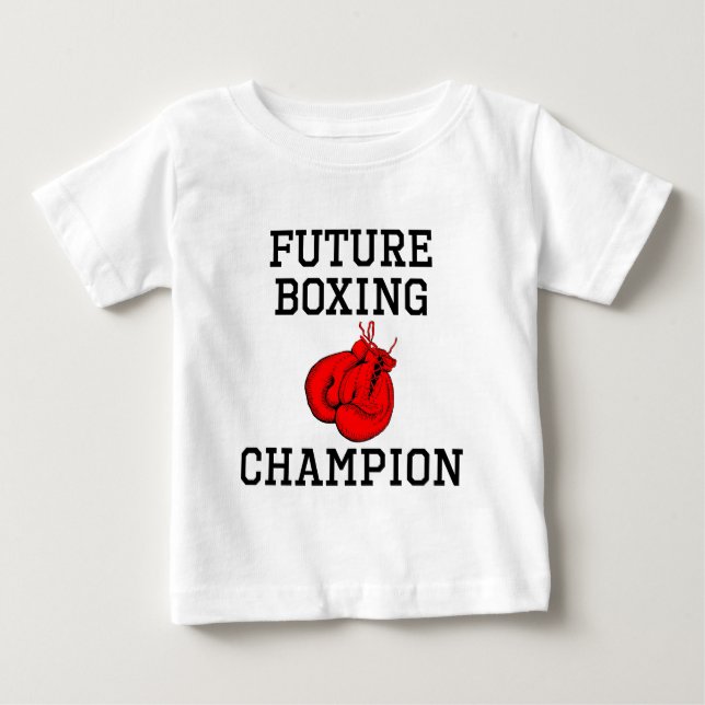 Framtida boxningmästare t-shirt (Framsida)