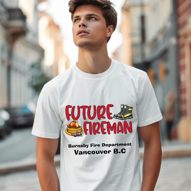 Framtida brandmän t shirt (Skapare uppladdad)