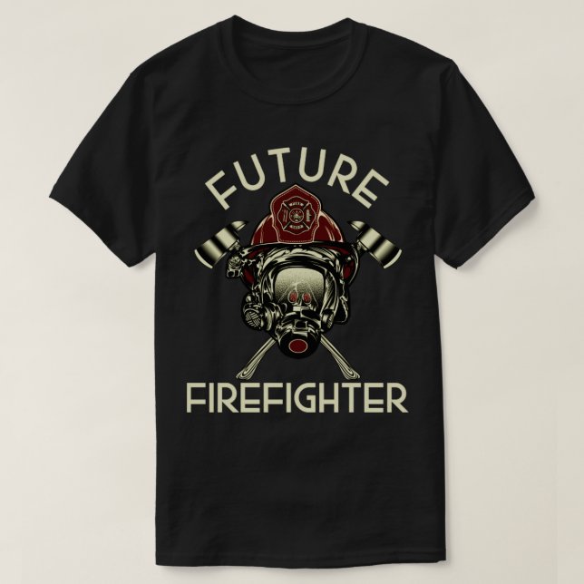Framtida brandmän t shirt (Design framsida)