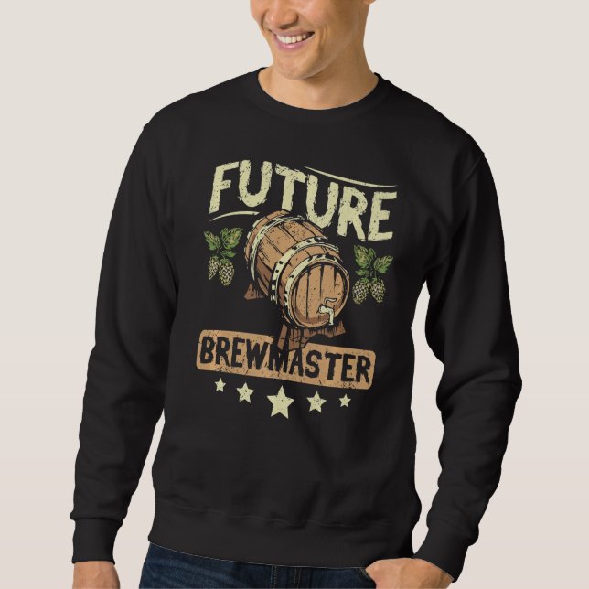 Framtida Brewmaster Lång Ärmad Tröja (Framsida)