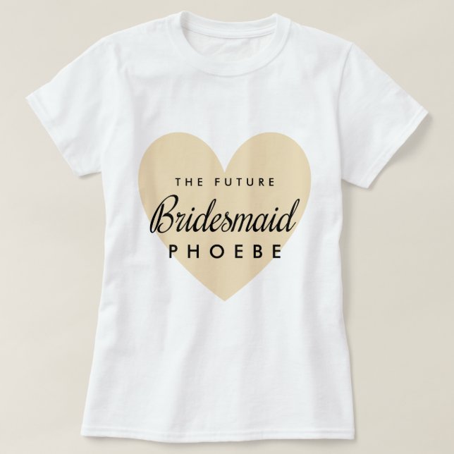 Framtida Bridesmaid Tröja (Design framsida)