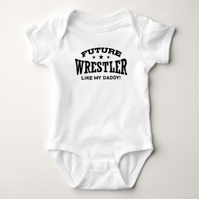 Framtida brottler som min pappa tee shirt (Framsida)