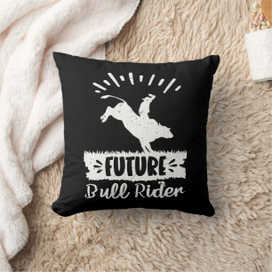 Framtida Bull Rider Bull Riding Rodeo presenterar Kudde