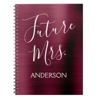 Framtida Burgundy Lila Möhippa Planner
