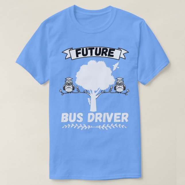 Framtida Buss-föraryrke T Shirt (Design framsida)