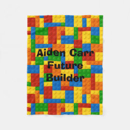 Framtida byggmästarekvarter - ullbabyfilt fleecefilt