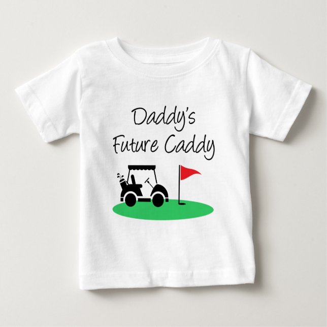 Framtida CaddyGolf för pappor Tee Shirt (Framsida)