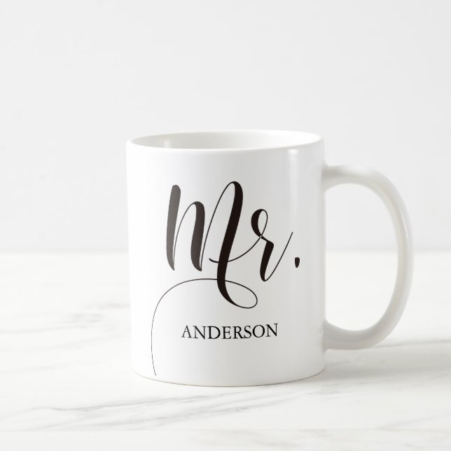 Framtida Calligraphy-Personligen Kaffemugg (Höger)
