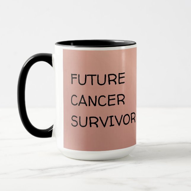 Framtida canceröverlevande känner bättre kaffe Mug Mugg (Vänster)