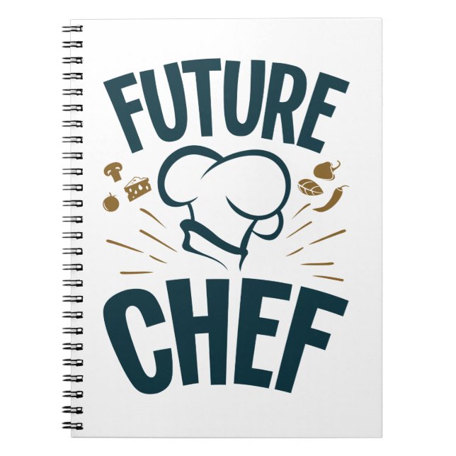 Framtida Chef Cooking Älskare Culinary School Anteckningsbok (Framsidan)