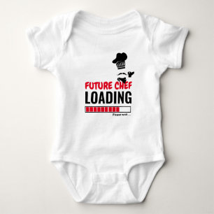 Framtida Chef Loading Snyggt Funny Personlig Boy T Shirt