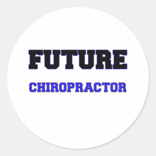 Framtida Chiropractor Runt Klistermärke