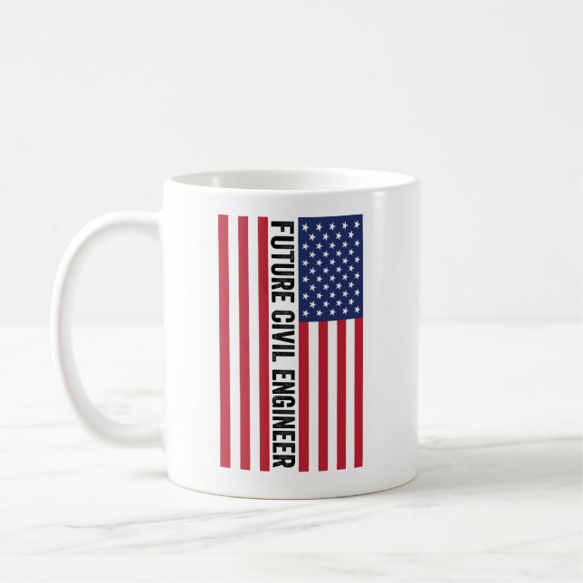 Framtida civila Ingenjör Kaffemugg (Vänster)