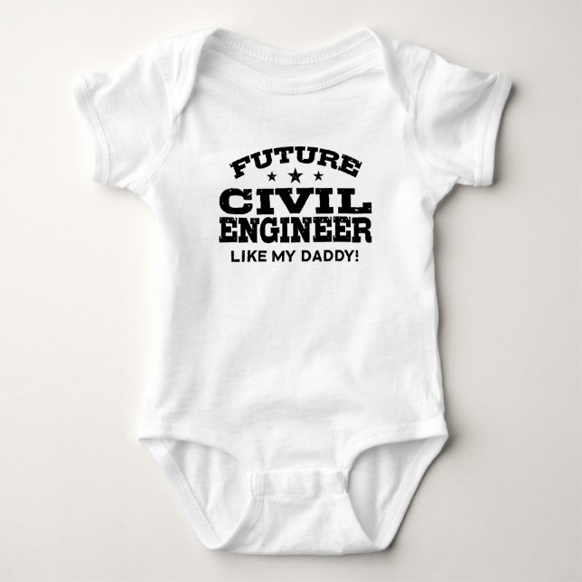 Framtida civila Ingenjör T Shirt (Framsida)