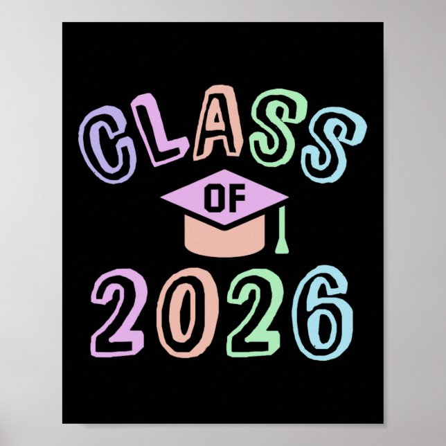 Framtida Cl Av 2026 Examensår 8:e Klass Sista D Poster (Framsidan)