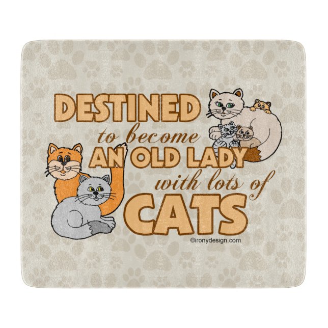 Framtida Crazy Cat Dam Funny Say Kitchen (Framsidan)