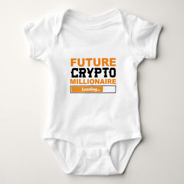 Framtida Crypto Millionaire-last T Shirt (Framsida)