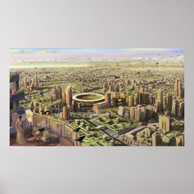 Framtida Cupertino-Poster Poster (Framsidan)
