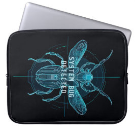Framtida Cyberbug upptäckt IT-humor Laptop Fodral