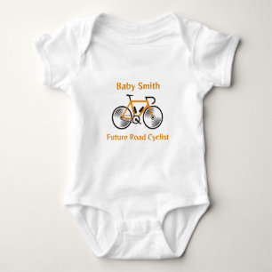 Framtida cyklist i baby namn t shirt