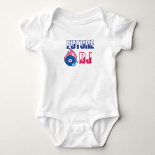 Framtida D.J. Unisex-flickan från Baby avejay rosa T Shirt