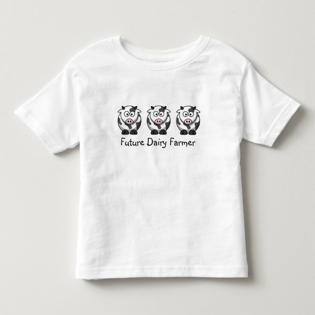 Framtida Dairy Farmer Shirt T-shirt (Framsida)