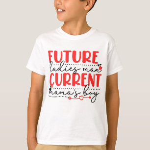 Framtida Dam Man nuvarande Mamma Alla Valentine Ki T Shirt