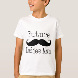 Framtida dammanmustasch t shirt