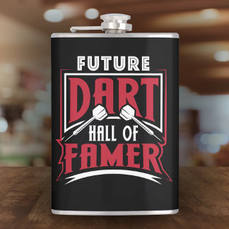 Framtida Dart Hall of Famer Vinyl Wrapped Flask 8 Fickplunta