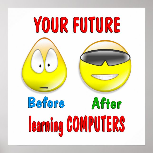 Framtida datorer poster (Framsidan)