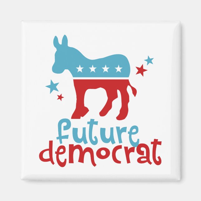 Framtida demokrat magnet (Framsidan)