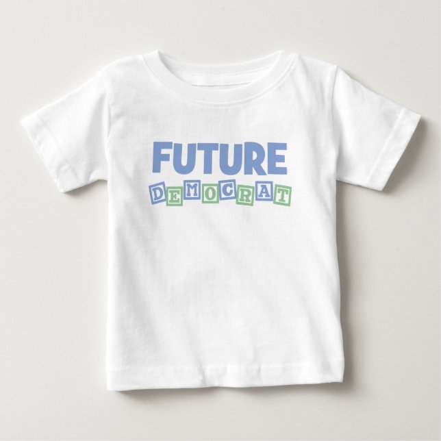 Framtida demokratkvarter tee shirt (Framsida)