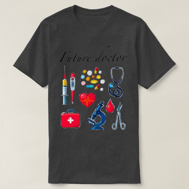 framtida doktor 1 t shirt (Design framsida)