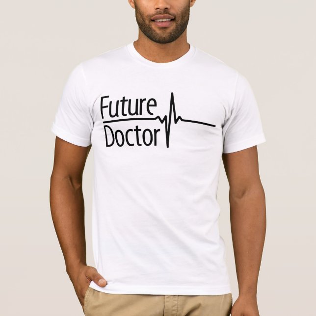 Framtida doktor EKG T Shirt (Framsida)