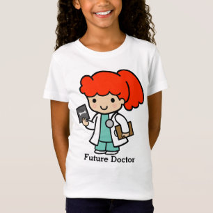 Framtida Doktor Girl med Xray T Shirt