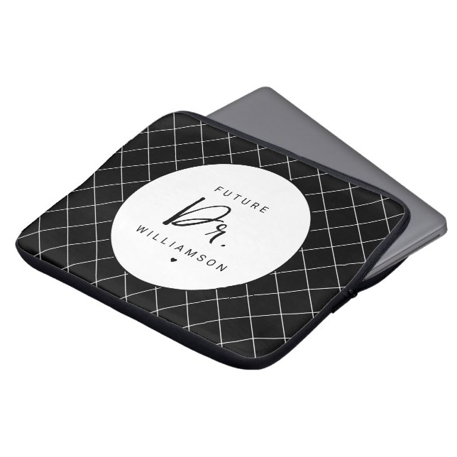 Framtida Doktor | Läkare i läkarskolan i Student Laptop Fodral (Framsida topp)