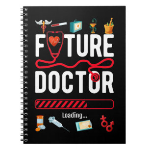 Framtida Doktor Studenter Funny Physician Anteckningsbok