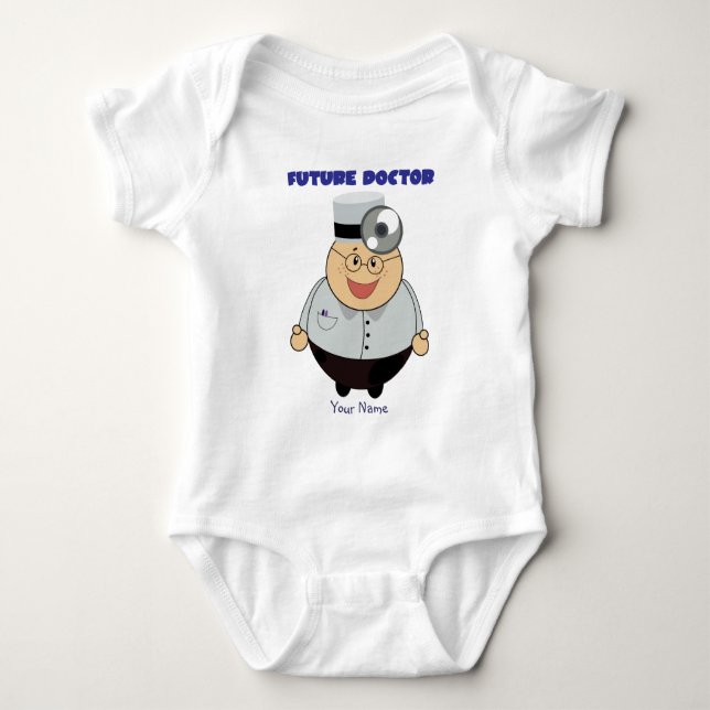 Framtida doktorskjorta för personlig, gullig t-shirt (Framsida)