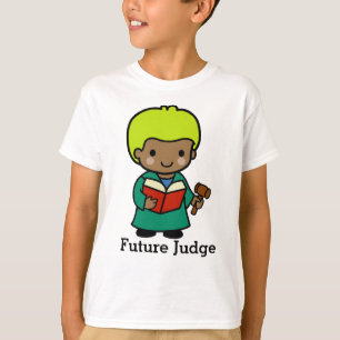 Framtida domare med Bok och Gavel T Shirt