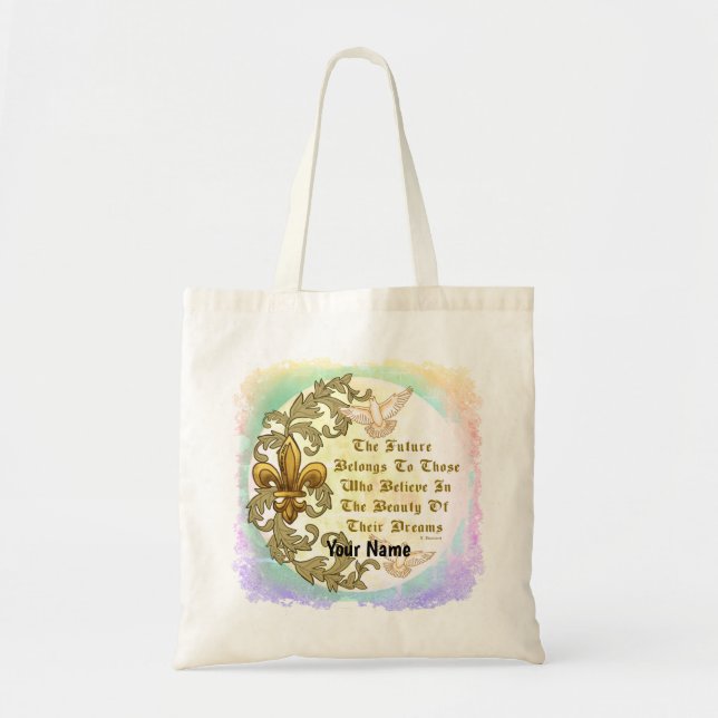 Framtida Dreams Tote Bag Tygkasse (Framsidan)