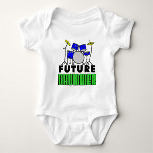 Framtida Drummer Blue Drum Set Tee Shirt