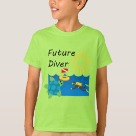 Framtida dykardesign - barnens grundläggande T-Shi T Shirt