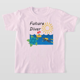 Framtida dykardesign - barnens grundläggande T-Shi T Shirt