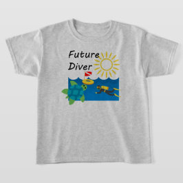 Framtida dykardesign - barnens grundläggande T-Shi T Shirt