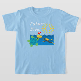 Framtida dykardesign - barnens grundläggande T-Shi T Shirt
