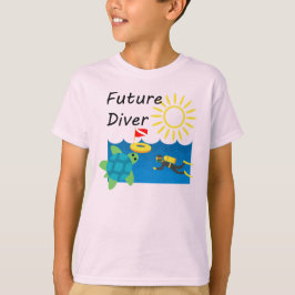 Framtida dykardesign - barnens grundläggande T-Shi T Shirt