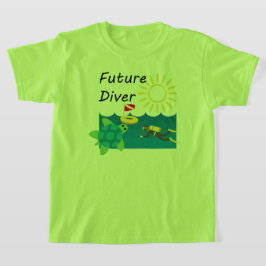 Framtida dykardesign - barnens grundläggande T-Shi T Shirt
