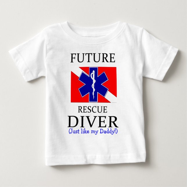 framtida dykare_pappa t-shirt (Framsida)